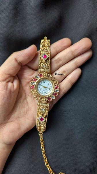 Rubi stone Bracelet Watch